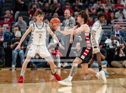 Thumbnail 1 in University vs. Manchester (IHSAA 2A Final) photogallery.