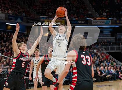 Thumbnail 3 in University vs. Manchester (IHSAA 2A Final) photogallery.