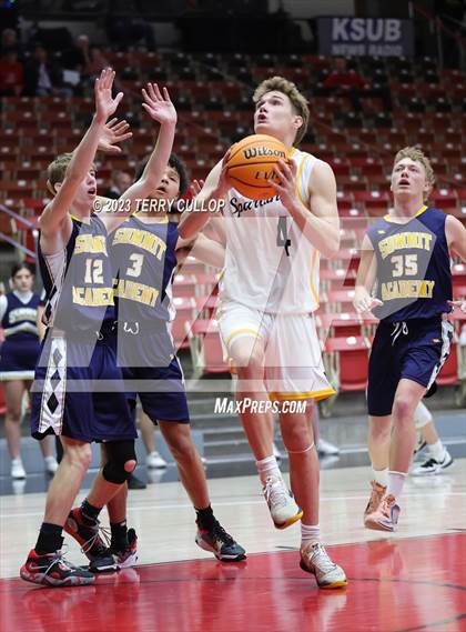 Thumbnail 2 in Summit Academy vs. Emery (UHSAA 3A Quarterfinal) photogallery.