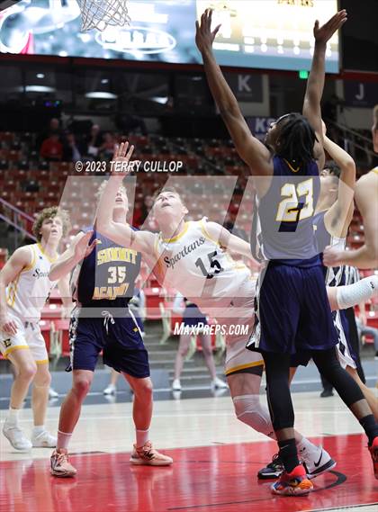 Thumbnail 2 in Summit Academy vs. Emery (UHSAA 3A Quarterfinal) photogallery.