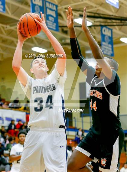 Thumbnail 1 in Churchland vs Pasquotank County (Robert L. Vaughan Border Clash Basketball Invitational) photogallery.