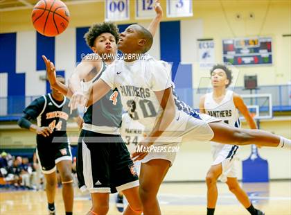 Thumbnail 1 in Churchland vs Pasquotank County (Robert L. Vaughan Border Clash Basketball Invitational) photogallery.