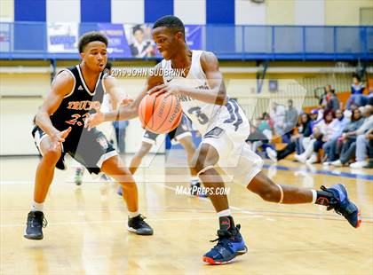 Thumbnail 1 in Churchland vs Pasquotank County (Robert L. Vaughan Border Clash Basketball Invitational) photogallery.