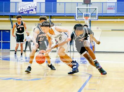 Thumbnail 1 in Churchland vs Pasquotank County (Robert L. Vaughan Border Clash Basketball Invitational) photogallery.