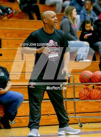 Thumbnail 2 in Churchland vs Pasquotank County (Robert L. Vaughan Border Clash Basketball Invitational) photogallery.