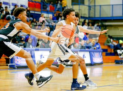 Thumbnail 2 in Churchland vs Pasquotank County (Robert L. Vaughan Border Clash Basketball Invitational) photogallery.