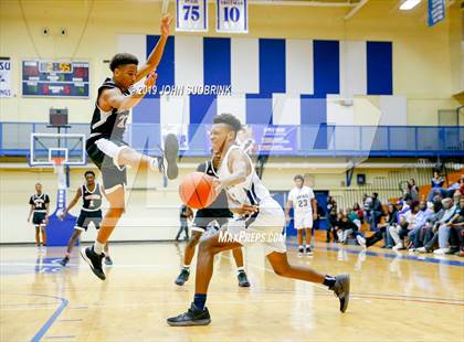 Thumbnail 1 in Churchland vs Pasquotank County (Robert L. Vaughan Border Clash Basketball Invitational) photogallery.
