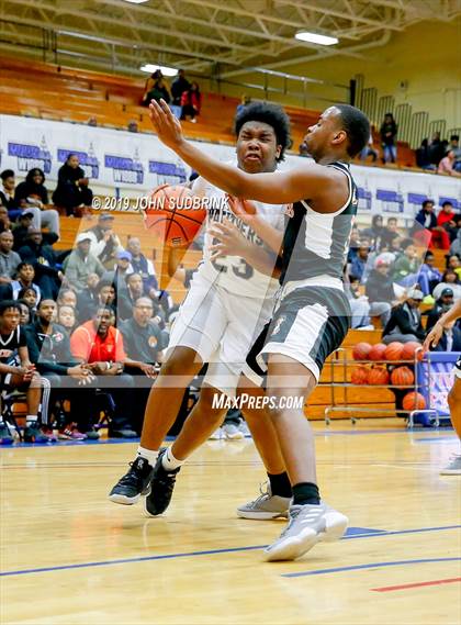 Thumbnail 1 in Churchland vs Pasquotank County (Robert L. Vaughan Border Clash Basketball Invitational) photogallery.