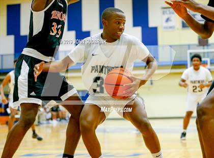 Thumbnail 1 in Churchland vs Pasquotank County (Robert L. Vaughan Border Clash Basketball Invitational) photogallery.