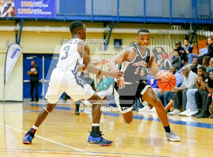 Thumbnail 1 in Churchland vs Pasquotank County (Robert L. Vaughan Border Clash Basketball Invitational) photogallery.