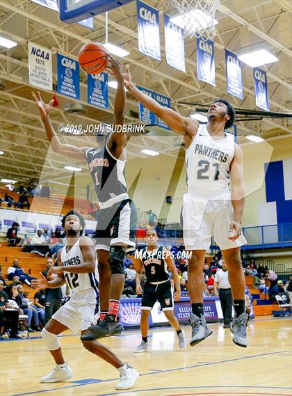 Thumbnail 3 in Churchland vs Pasquotank County (Robert L. Vaughan Border Clash Basketball Invitational) photogallery.