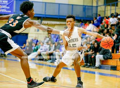 Thumbnail 2 in Churchland vs Pasquotank County (Robert L. Vaughan Border Clash Basketball Invitational) photogallery.