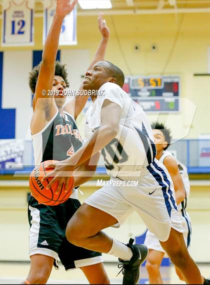 Thumbnail 1 in Churchland vs Pasquotank County (Robert L. Vaughan Border Clash Basketball Invitational) photogallery.