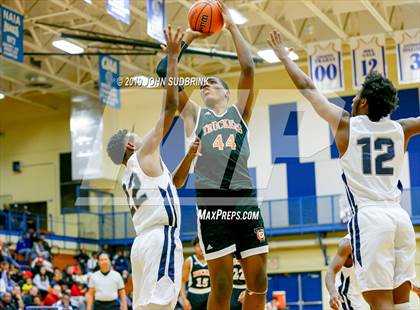 Thumbnail 1 in Churchland vs Pasquotank County (Robert L. Vaughan Border Clash Basketball Invitational) photogallery.