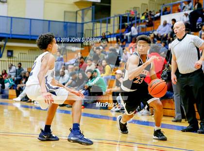 Thumbnail 2 in Churchland vs Pasquotank County (Robert L. Vaughan Border Clash Basketball Invitational) photogallery.
