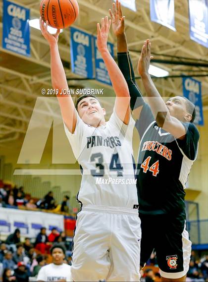 Thumbnail 2 in Churchland vs Pasquotank County (Robert L. Vaughan Border Clash Basketball Invitational) photogallery.