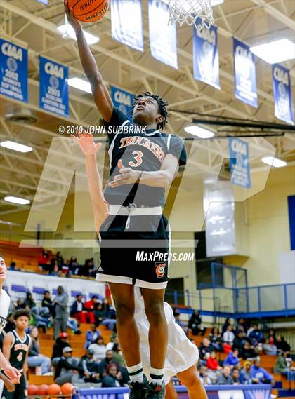Thumbnail 1 in Churchland vs Pasquotank County (Robert L. Vaughan Border Clash Basketball Invitational) photogallery.