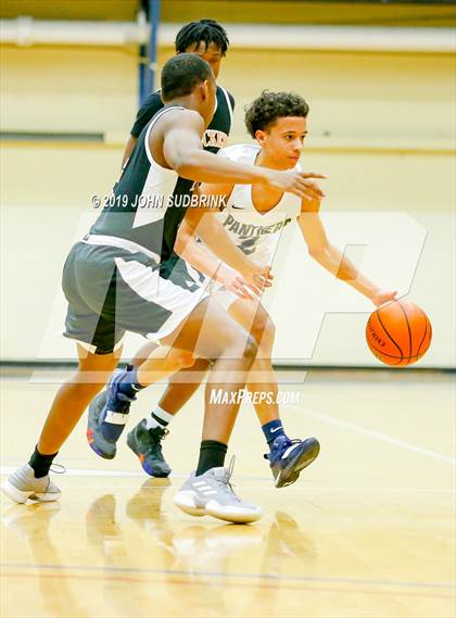 Thumbnail 2 in Churchland vs Pasquotank County (Robert L. Vaughan Border Clash Basketball Invitational) photogallery.