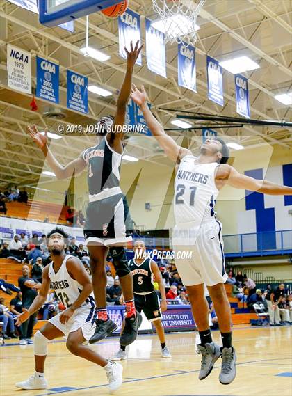 Thumbnail 2 in Churchland vs Pasquotank County (Robert L. Vaughan Border Clash Basketball Invitational) photogallery.