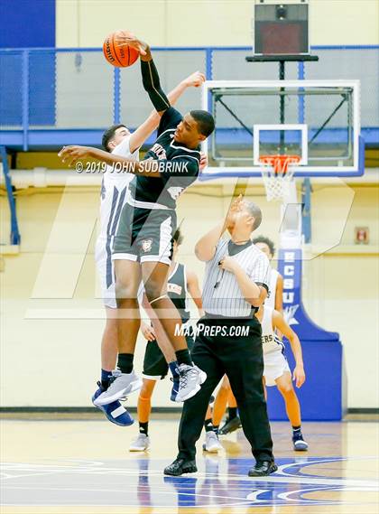 Thumbnail 2 in Churchland vs Pasquotank County (Robert L. Vaughan Border Clash Basketball Invitational) photogallery.