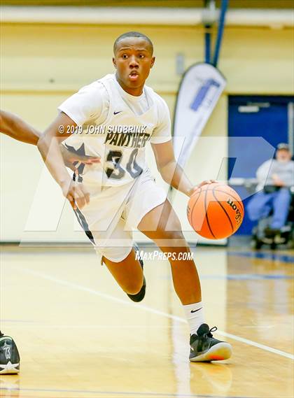 Thumbnail 2 in Churchland vs Pasquotank County (Robert L. Vaughan Border Clash Basketball Invitational) photogallery.