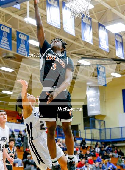 Thumbnail 2 in Churchland vs Pasquotank County (Robert L. Vaughan Border Clash Basketball Invitational) photogallery.