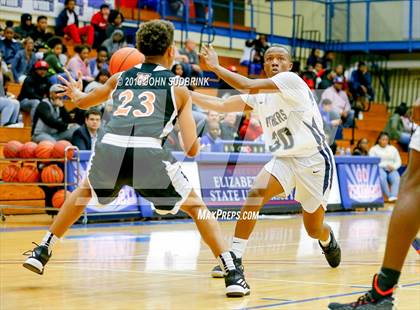 Thumbnail 2 in Churchland vs Pasquotank County (Robert L. Vaughan Border Clash Basketball Invitational) photogallery.