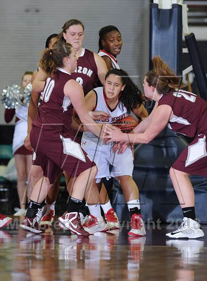 Thumbnail 1 in Regis Jesuit vs. Horizon (CHSAA 5A Girls Great 8) photogallery.