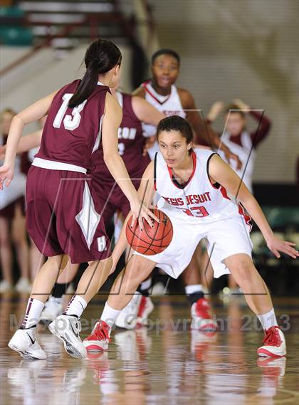 Thumbnail 1 in Regis Jesuit vs. Horizon (CHSAA 5A Girls Great 8) photogallery.