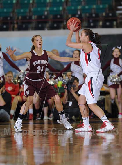 Thumbnail 1 in Regis Jesuit vs. Horizon (CHSAA 5A Girls Great 8) photogallery.