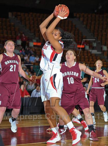 Thumbnail 3 in Regis Jesuit vs. Horizon (CHSAA 5A Girls Great 8) photogallery.