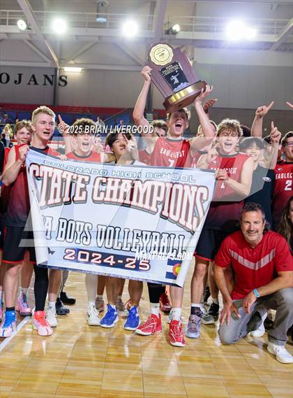 Thumbnail 3 in Littleton Public Schools vs. Eaglecrest (CHSAA 5A Final) photogallery.