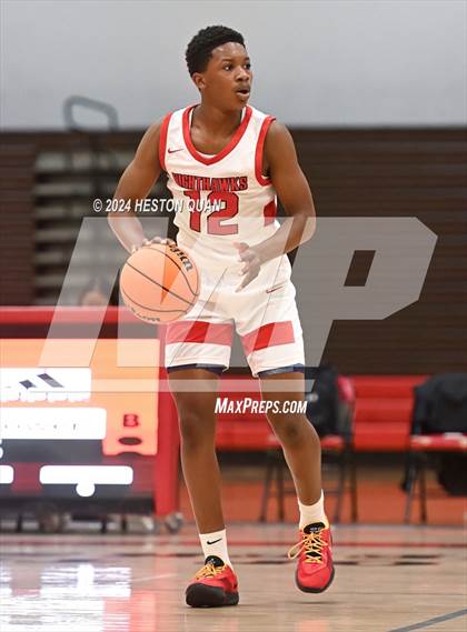 Thumbnail 2 in Murrieta Valley vs. Eisenhower (Artesia Hoopsgiving Tournament) photogallery.