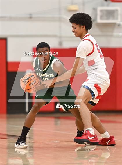 Thumbnail 3 in Murrieta Valley vs. Eisenhower (Artesia Hoopsgiving Tournament) photogallery.