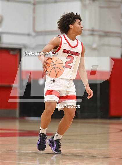 Thumbnail 2 in Murrieta Valley vs. Eisenhower (Artesia Hoopsgiving Tournament) photogallery.