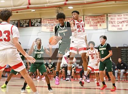 Thumbnail 2 in Murrieta Valley vs. Eisenhower (Artesia Hoopsgiving Tournament) photogallery.