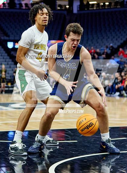 Thumbnail 3 in Central Catholic vs. Vanden (CIF SJS D3 Final) photogallery.