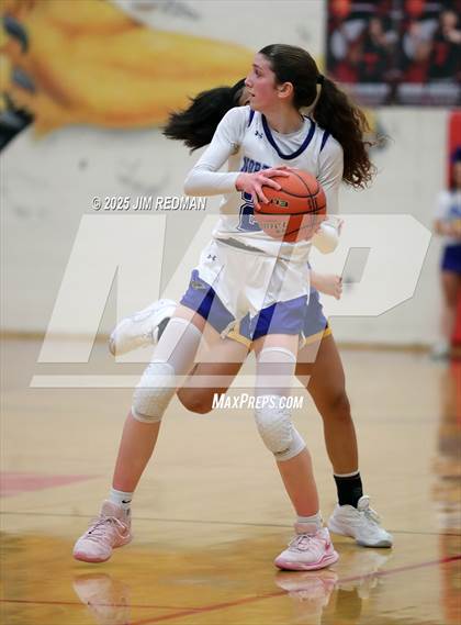 Thumbnail 3 in Brownsboro vs. North Lamar (UIL 4A D2 Area Basketball Playoff) photogallery.
