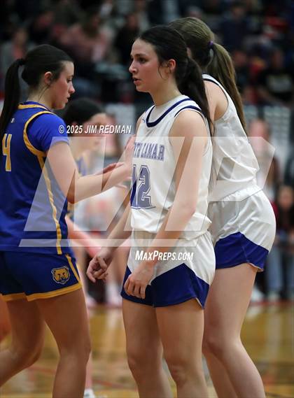Thumbnail 1 in Brownsboro vs. North Lamar (UIL 4A D2 Area Basketball Playoff) photogallery.