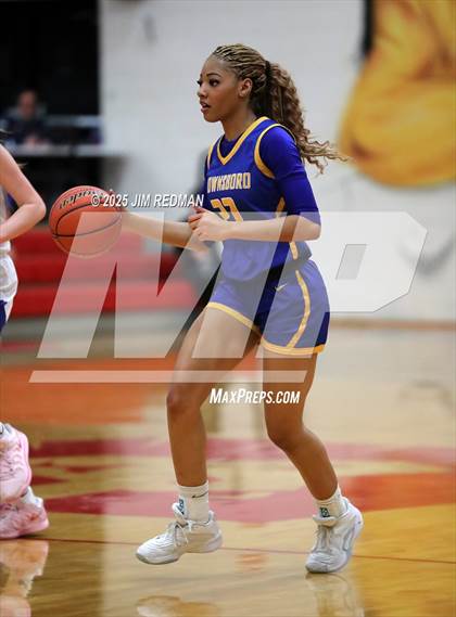 Thumbnail 2 in Brownsboro vs. North Lamar (UIL 4A D2 Area Basketball Playoff) photogallery.