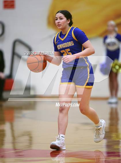 Thumbnail 1 in Brownsboro vs. North Lamar (UIL 4A D2 Area Basketball Playoff) photogallery.