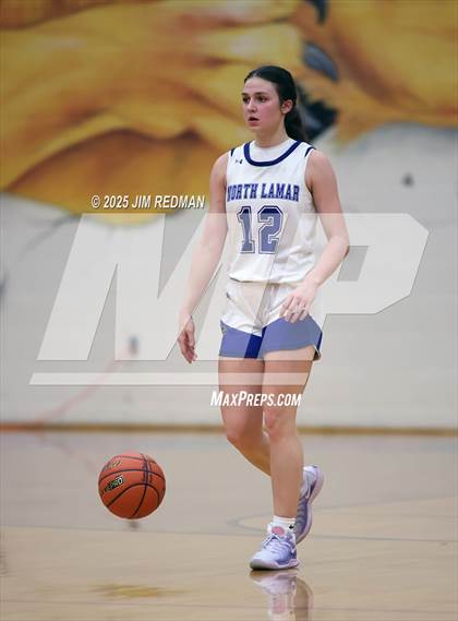 Thumbnail 1 in Brownsboro vs. North Lamar (UIL 4A D2 Area Basketball Playoff) photogallery.