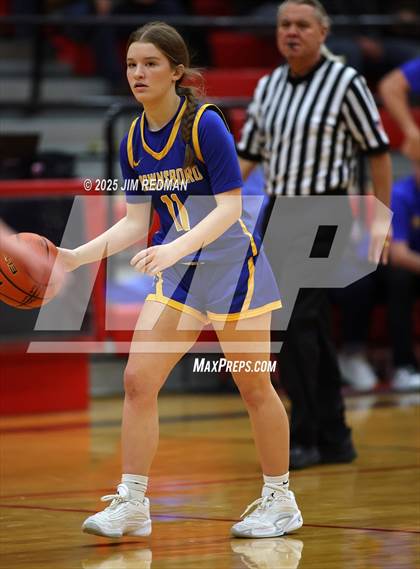Thumbnail 2 in Brownsboro vs. North Lamar (UIL 4A D2 Area Basketball Playoff) photogallery.