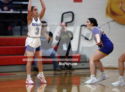 Thumbnail 1 in Brownsboro vs. North Lamar (UIL 4A D2 Area Basketball Playoff) photogallery.