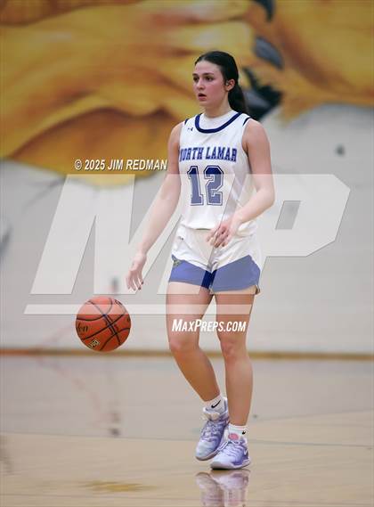 Thumbnail 2 in Brownsboro vs. North Lamar (UIL 4A D2 Area Basketball Playoff) photogallery.