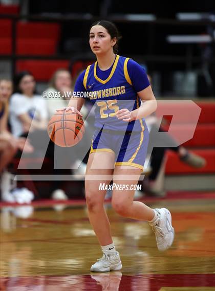 Thumbnail 1 in Brownsboro vs. North Lamar (UIL 4A D2 Area Basketball Playoff) photogallery.