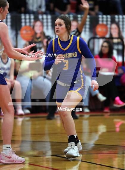 Thumbnail 2 in Brownsboro vs. North Lamar (UIL 4A D2 Area Basketball Playoff) photogallery.