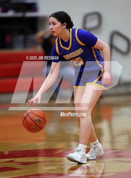 Thumbnail 1 in Brownsboro vs. North Lamar (UIL 4A D2 Area Basketball Playoff) photogallery.