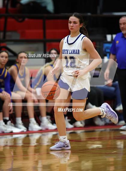 Thumbnail 1 in Brownsboro vs. North Lamar (UIL 4A D2 Area Basketball Playoff) photogallery.