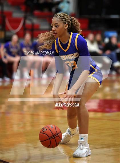 Thumbnail 2 in Brownsboro vs. North Lamar (UIL 4A D2 Area Basketball Playoff) photogallery.
